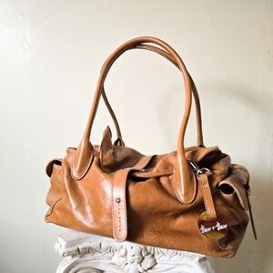 Barr + Barr Leather Shoulder Bag with Slouchy Design
